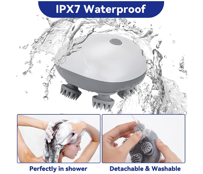 Rechargeable Waterproof Scalp Massager™ – Relax, Refresh & Rejuvenate